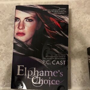 P.C. Cast "Elphame's Choice" Paperback Book - Black, Purple, Red Accents